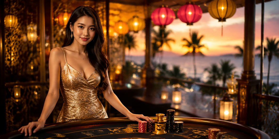 Người chơi slots trên bãi biển Đà Nẵng với điện thoại di động