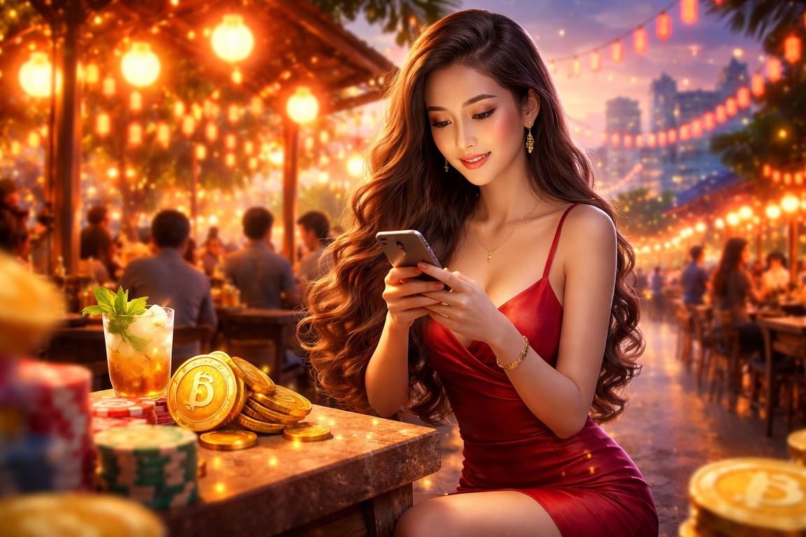 Không khí chợ đêm Ninh Bình sôi động bên những người dùng tận hưởng ưu đãi VIP